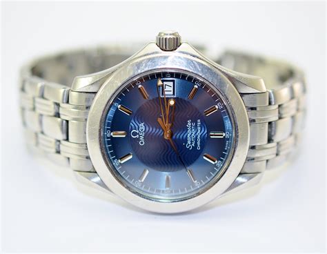 omega seamaster professional 120m wave dial mens watch
